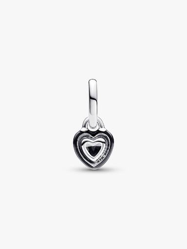 Mini Dangle Cœur Chakra Noir Pandora ME