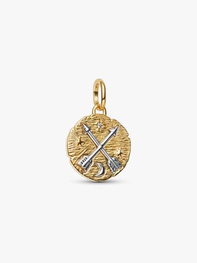 Charm Médaillon Flèches Croisées