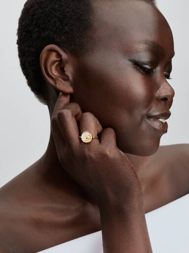 Bague Médaillon Réversible Pégase