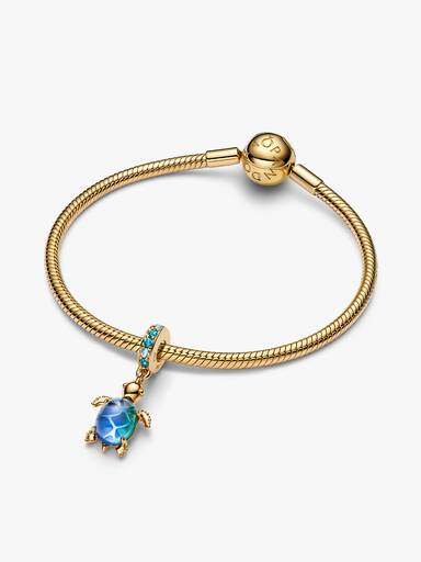 Charm Pendant Verre de Murano Tortue de Mer