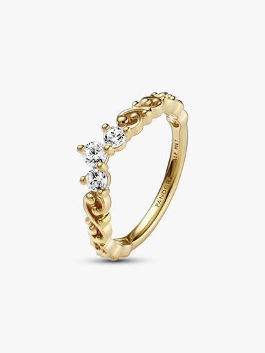 Regal Swirl Tiara Ring