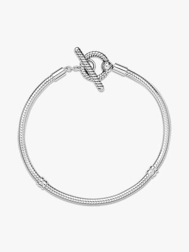 Pandora Moments T-Bar Slangenschakel-armband