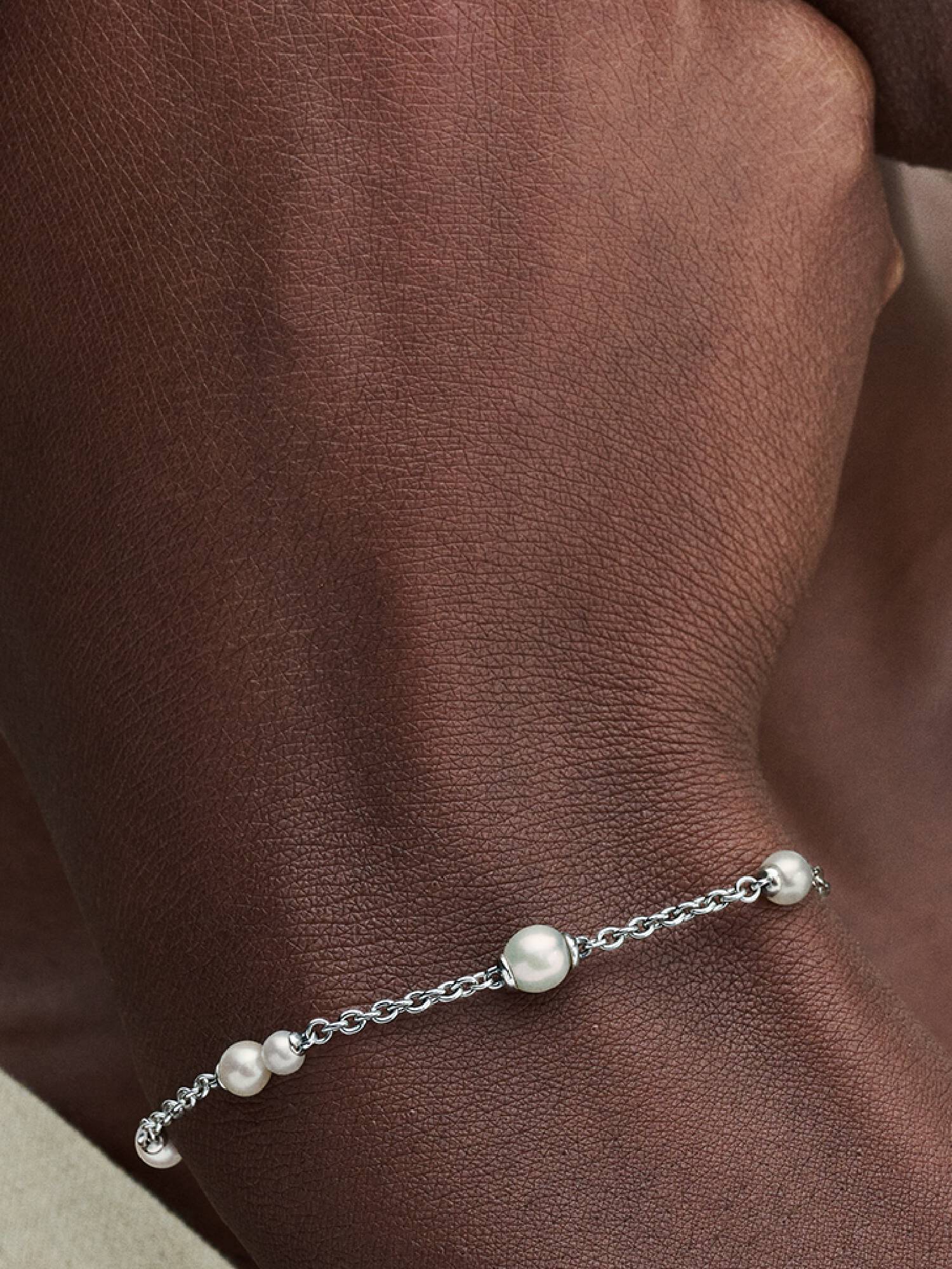 Behandelde Gecultiveerde Zoetwaterparel Schakelarmband