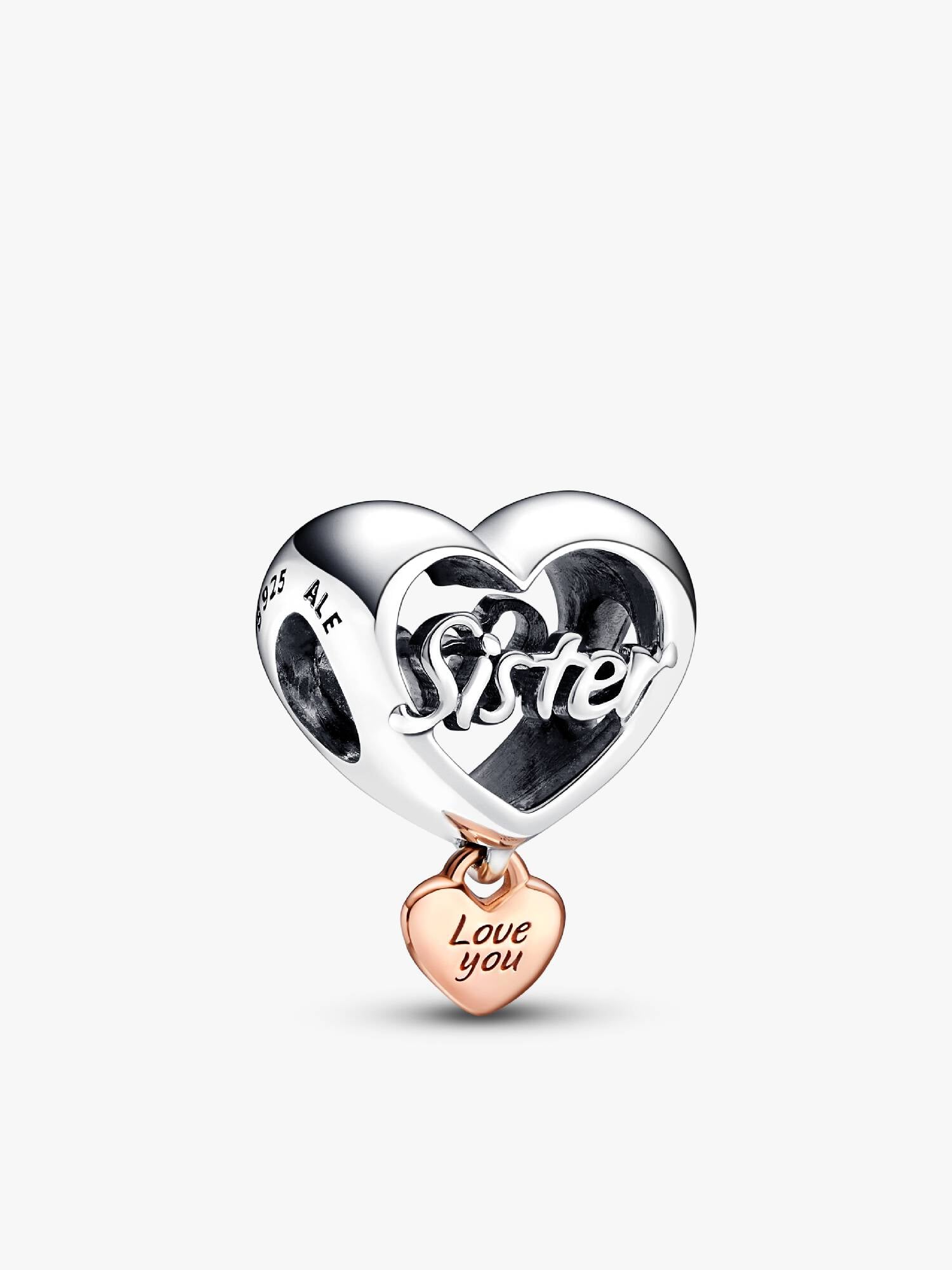 Love You Sister Heart Bedel