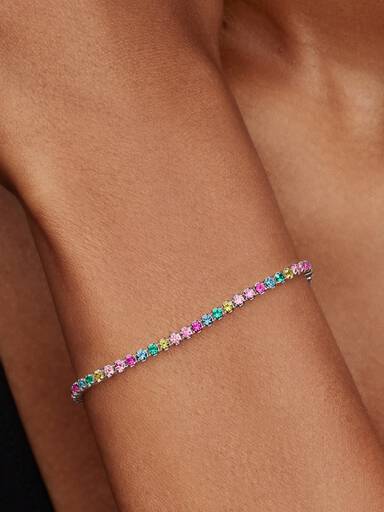 Bracelet Rivière Arc-En-Ciel