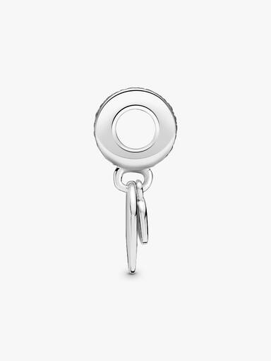 Engravable Heart Disc Dangle Charm