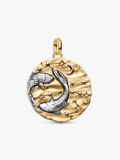 Charm Médaillon XL Zodiaque Poisson