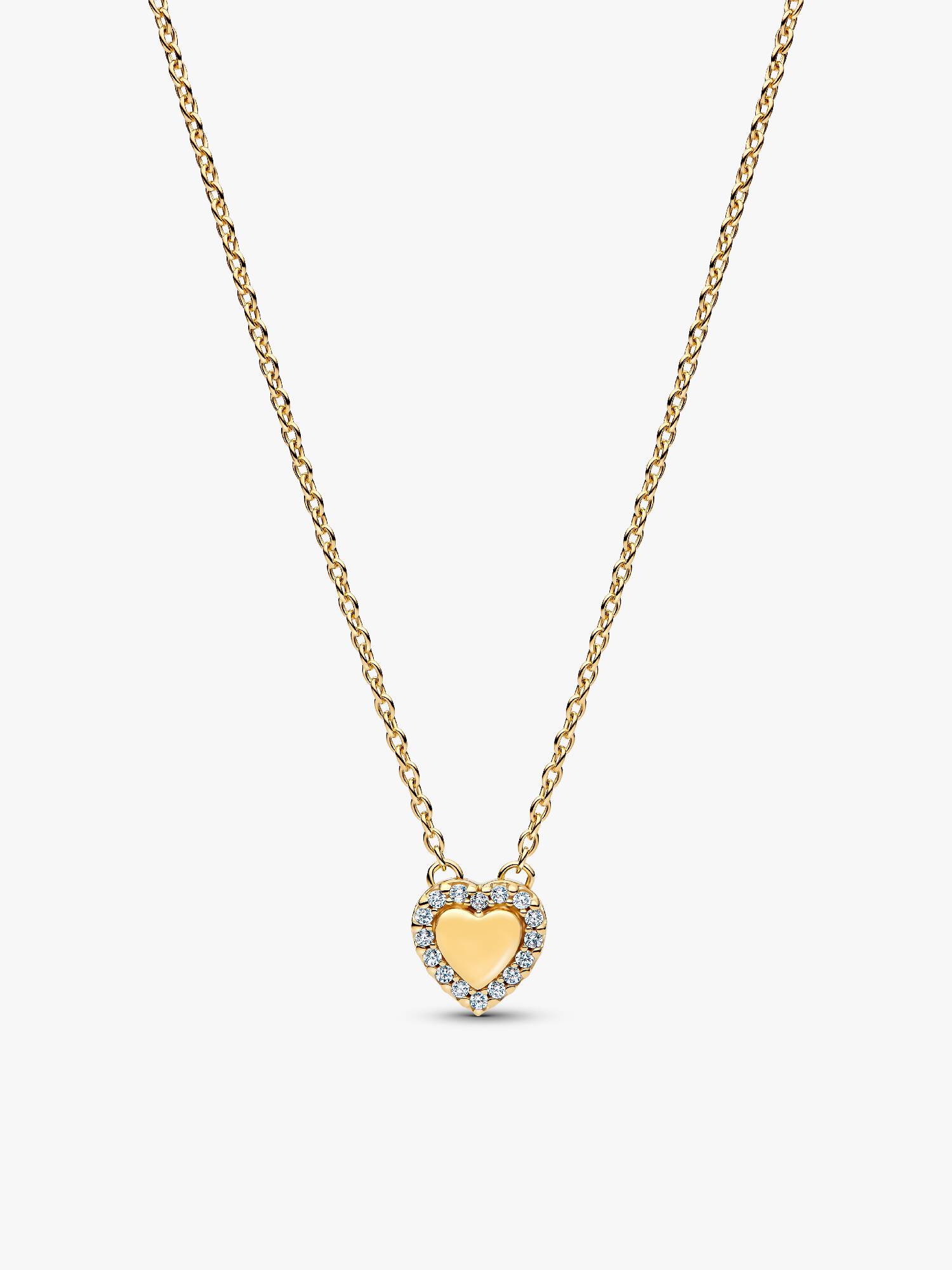 Collier Halo Cœur Gravable