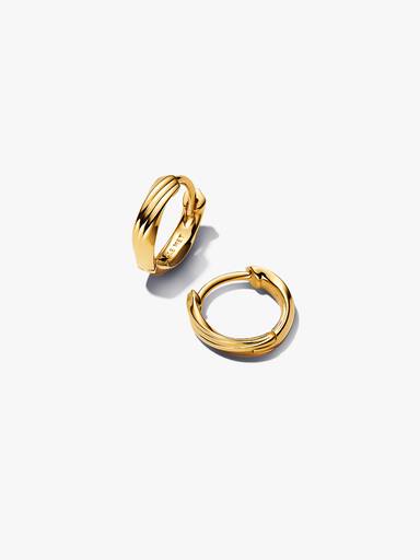 Boucles d’Oreilles Huggies Torsadées