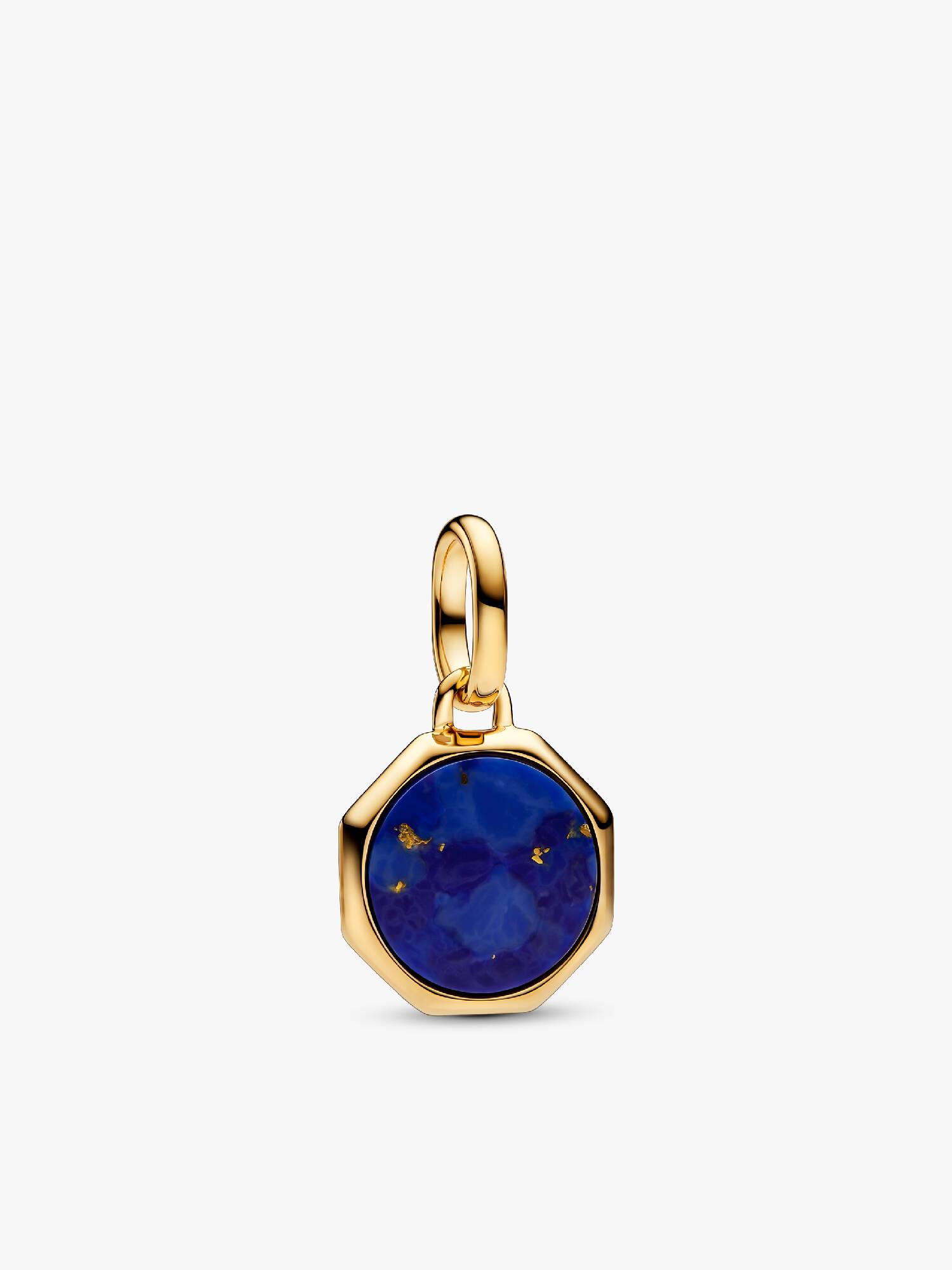 Mini Charm Médaillon Gravable Bleu