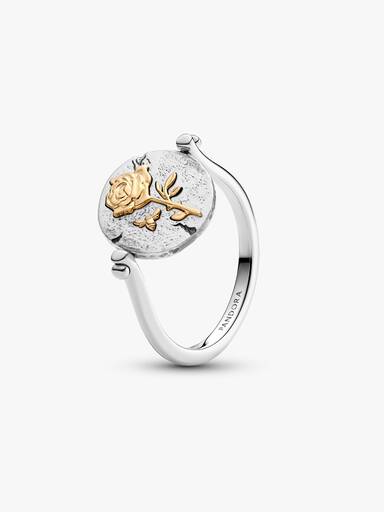 Bague Médaillon Rose Réversible