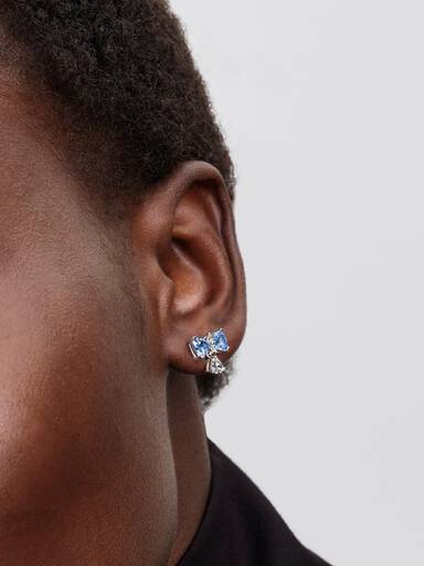 Clous d’Oreilles Nœud Bleu Bridgerton