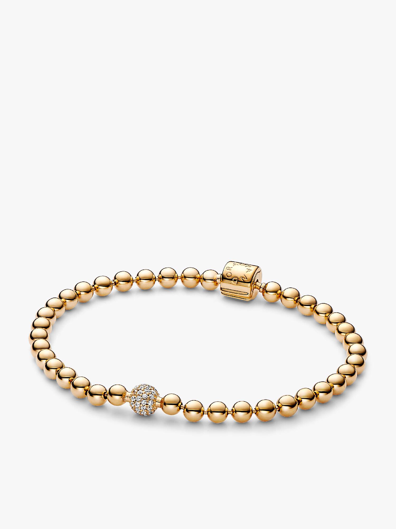 Kralen & pavé armband