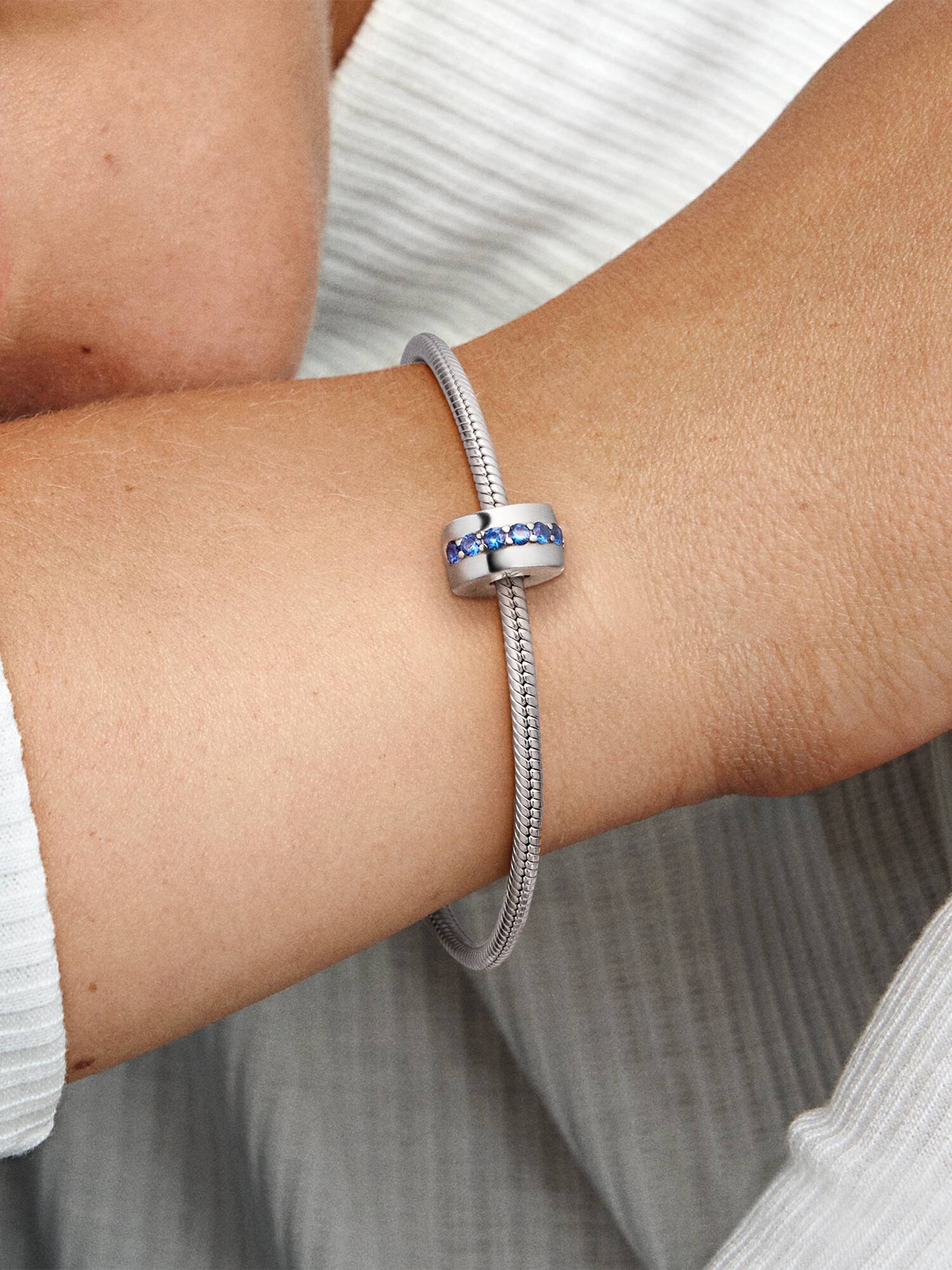 Charm Clip Éclat Bleu