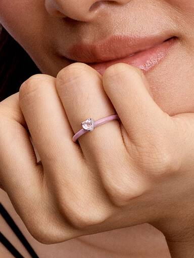 Bague Cœur Chakra Rose