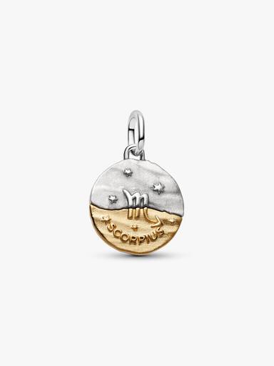 Charm Médaillon Zodiaque Scorpion