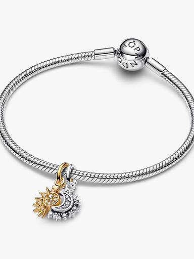 Charm Pendant Soleil & Lune Séparable