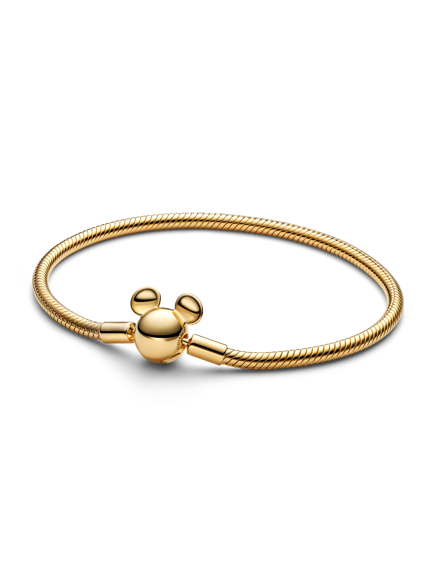Bracelet Maille Serpent Fermoir Disney Mickey Moments