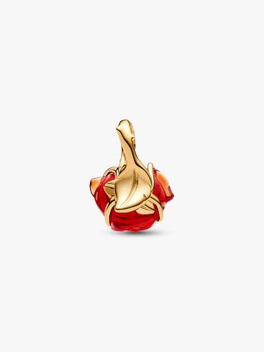 Charm Pendant Disney La Belle et La Bête Rose Enchantée