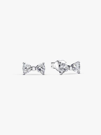 Petits Clous d'Oreilles Nœud Scintillant