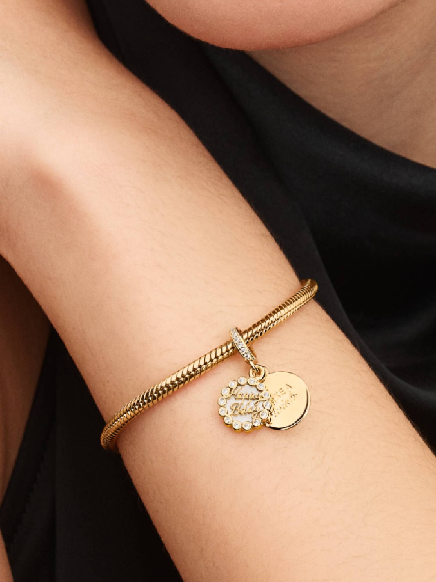Happy Birthday Taart Hangende Bedel