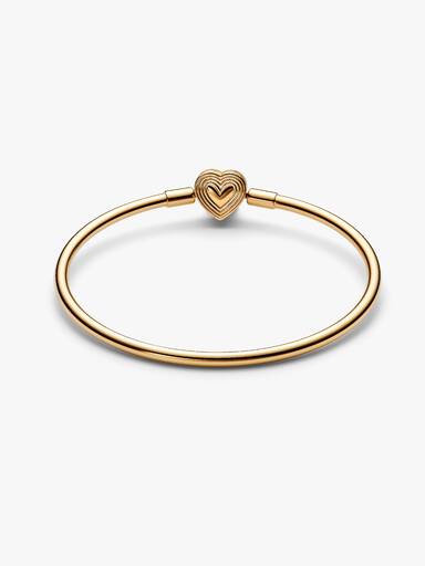 Bangle met stralende hartsluiting
