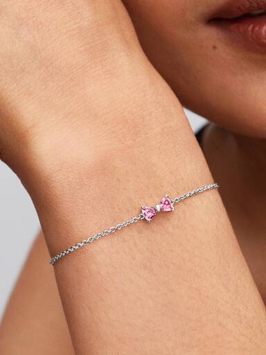 Schakelarmband met strikje