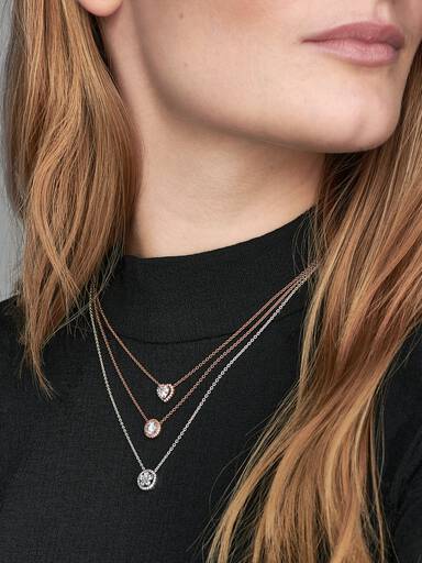 Collier Cœur Scintillant