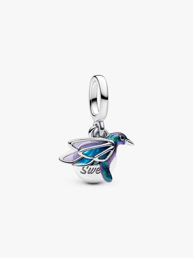 Charm Pendant Double Colibri