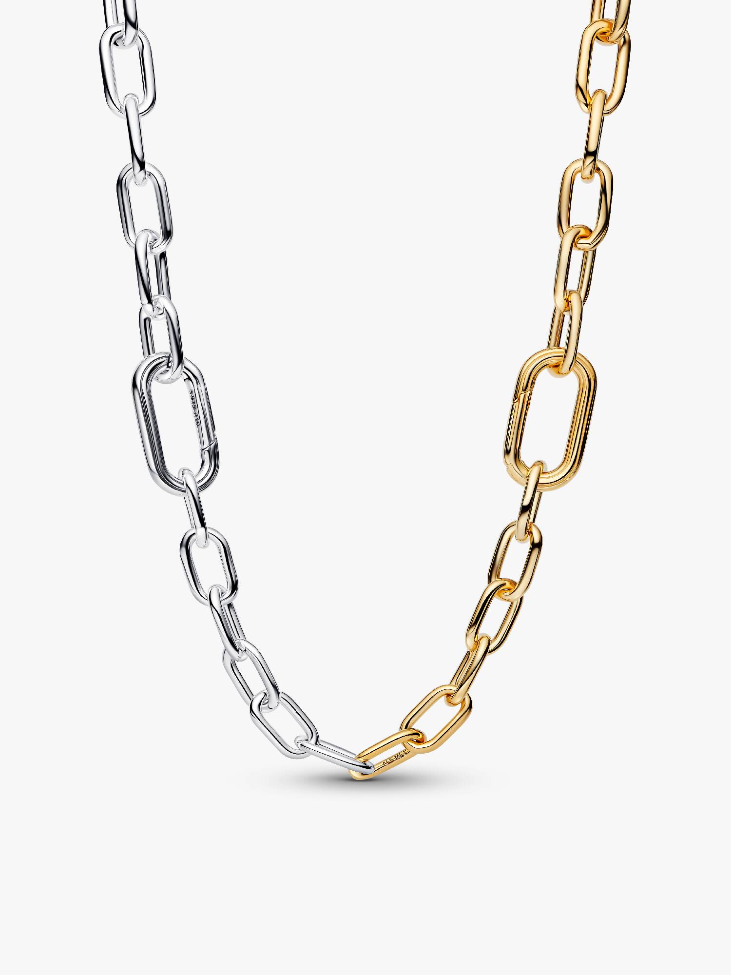 Collier Chaîne Link Bicolore