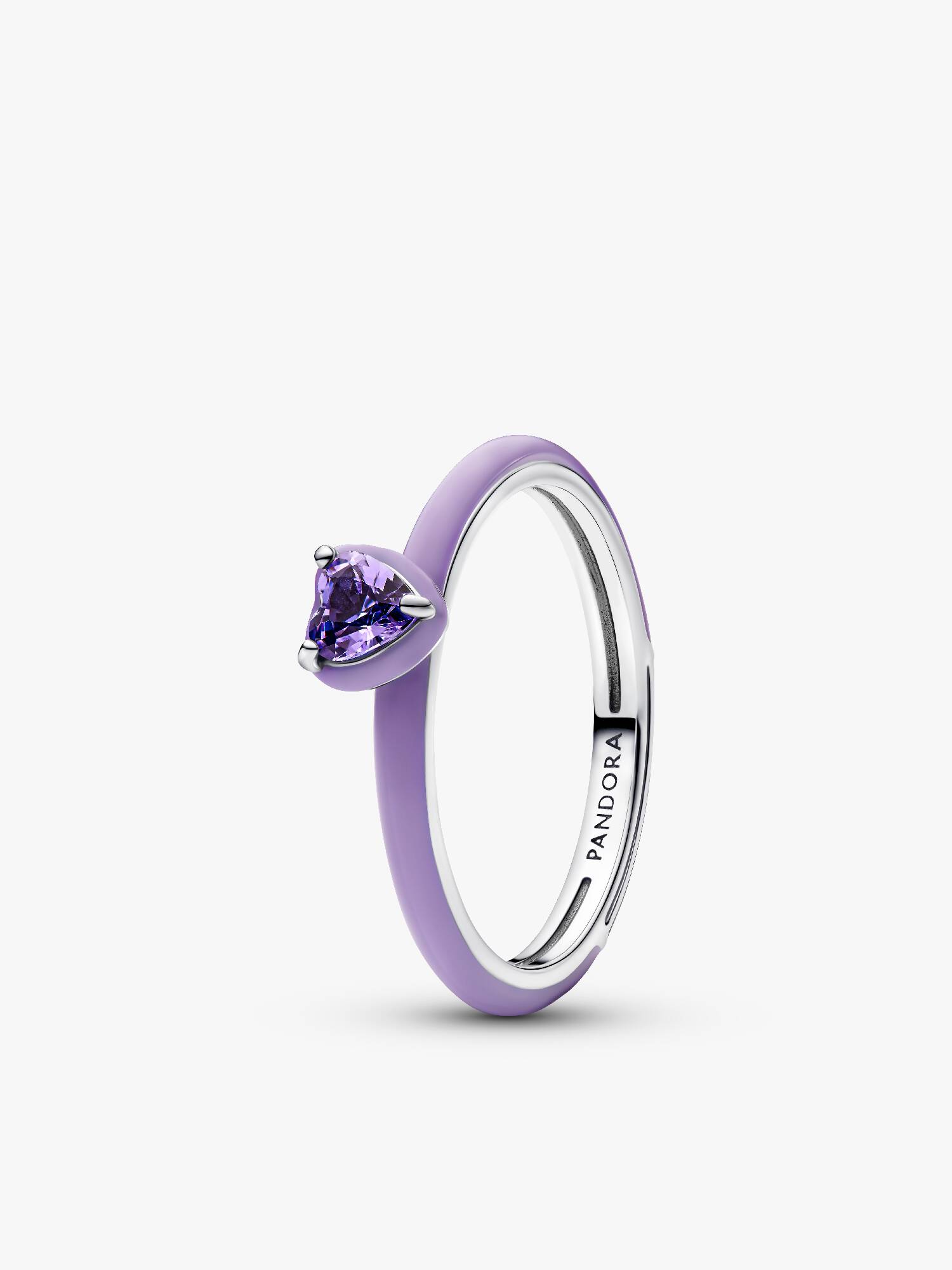 Paarse Hart Chakra Ring