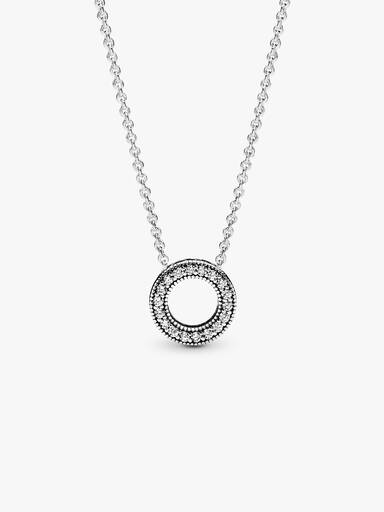 Pavé Cirkel Halsketting
