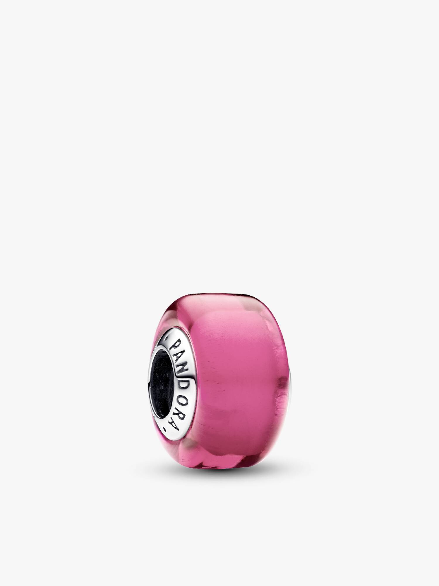 Roze minibedel van muranoglas