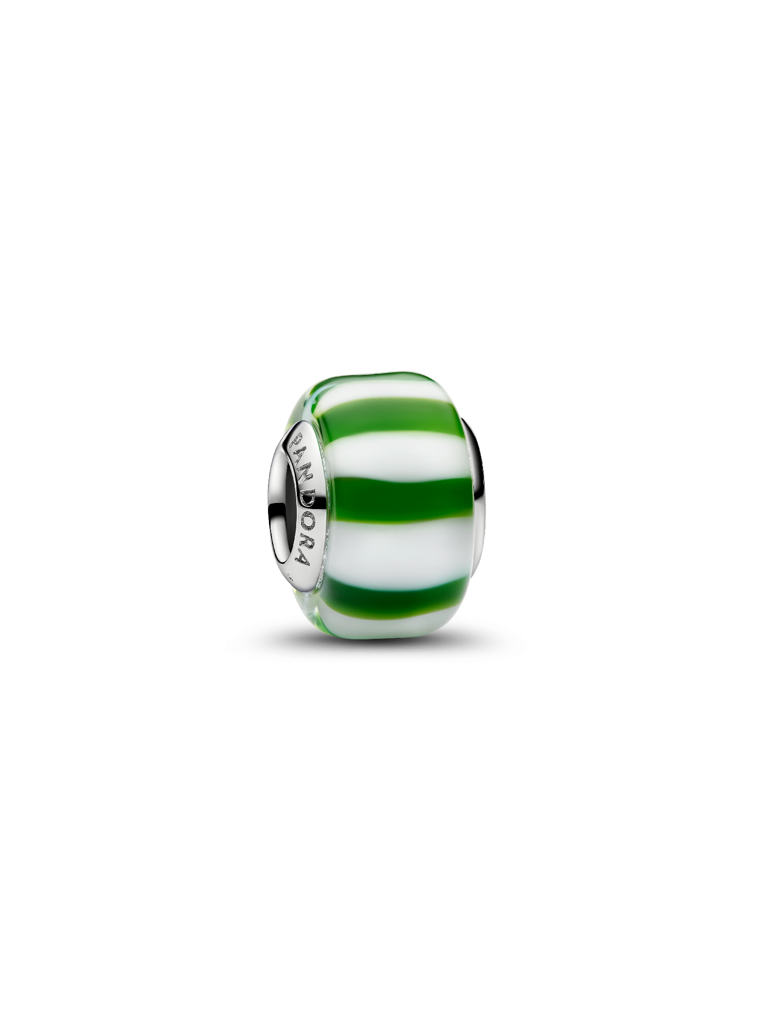 Charm en Verre de Murano Vert Menthe Poivrée