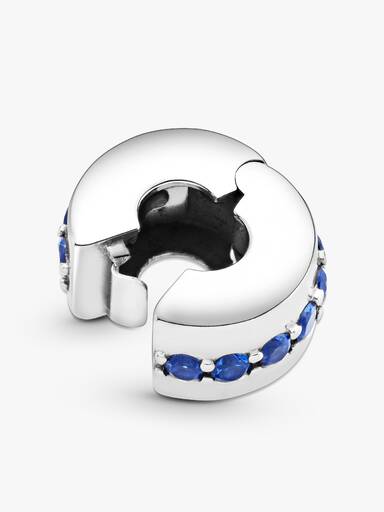 Blue Sparkle Clip Charm