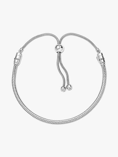 Bracelet Coulissant Maille Serpent