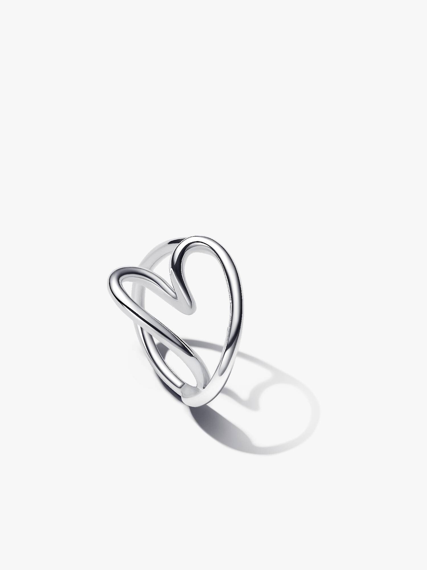 Organisch Gevormde Hart Ring