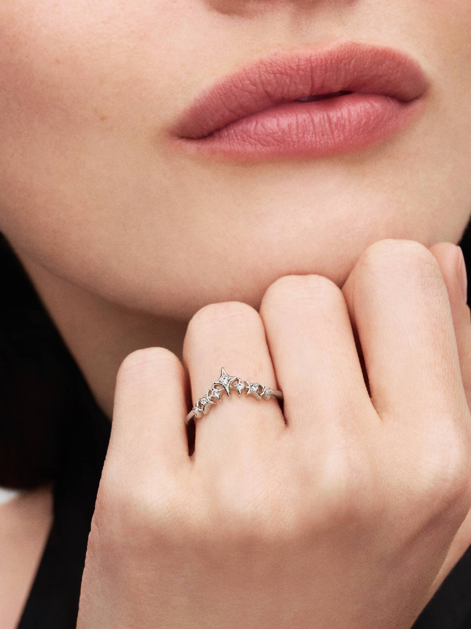 Bague Diadème Étoiles