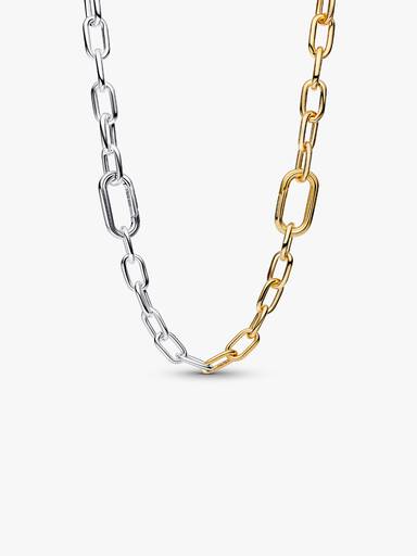 Collier Chaîne Link Bicolore