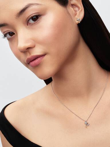 Driedubbele Ster Ketting met Hanger