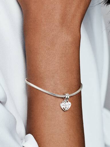 Charm Pendant Cœur Séparable Double