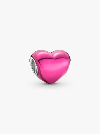 Metallic Roze Hart Bedel