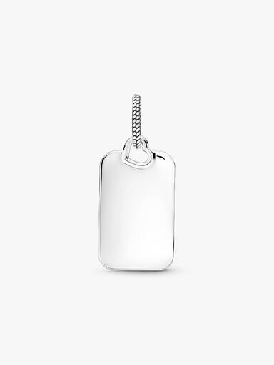 Pendentif Plaque Rectangulaire Gravable