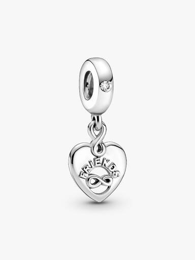 Charm Pendant Cœur Amis Pour Toujours