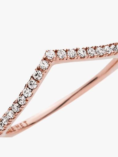 Sprankelende Wishbone Ring