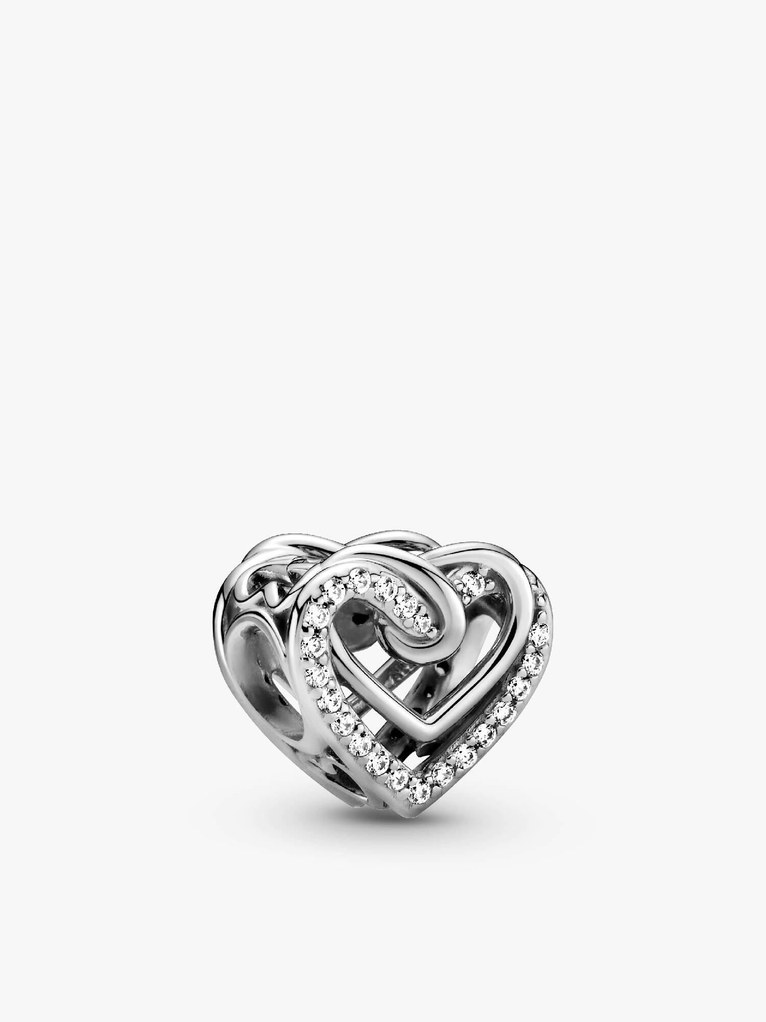 Charm Cœurs Entrelacés Scintillant