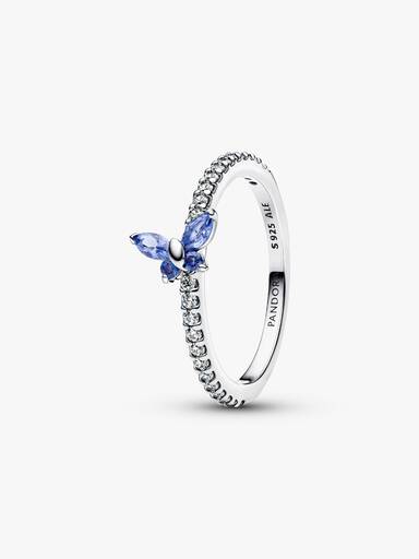 Bague Papillon Scintillante