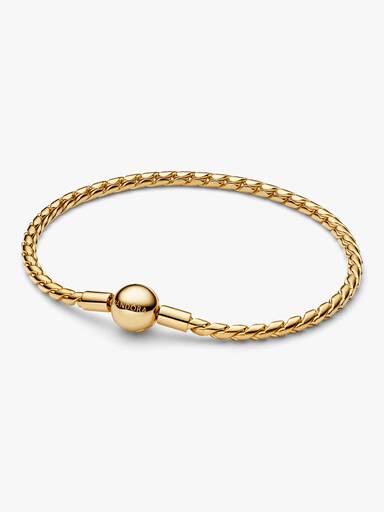 Bracelet Maille Ailée Fermoir Rond
