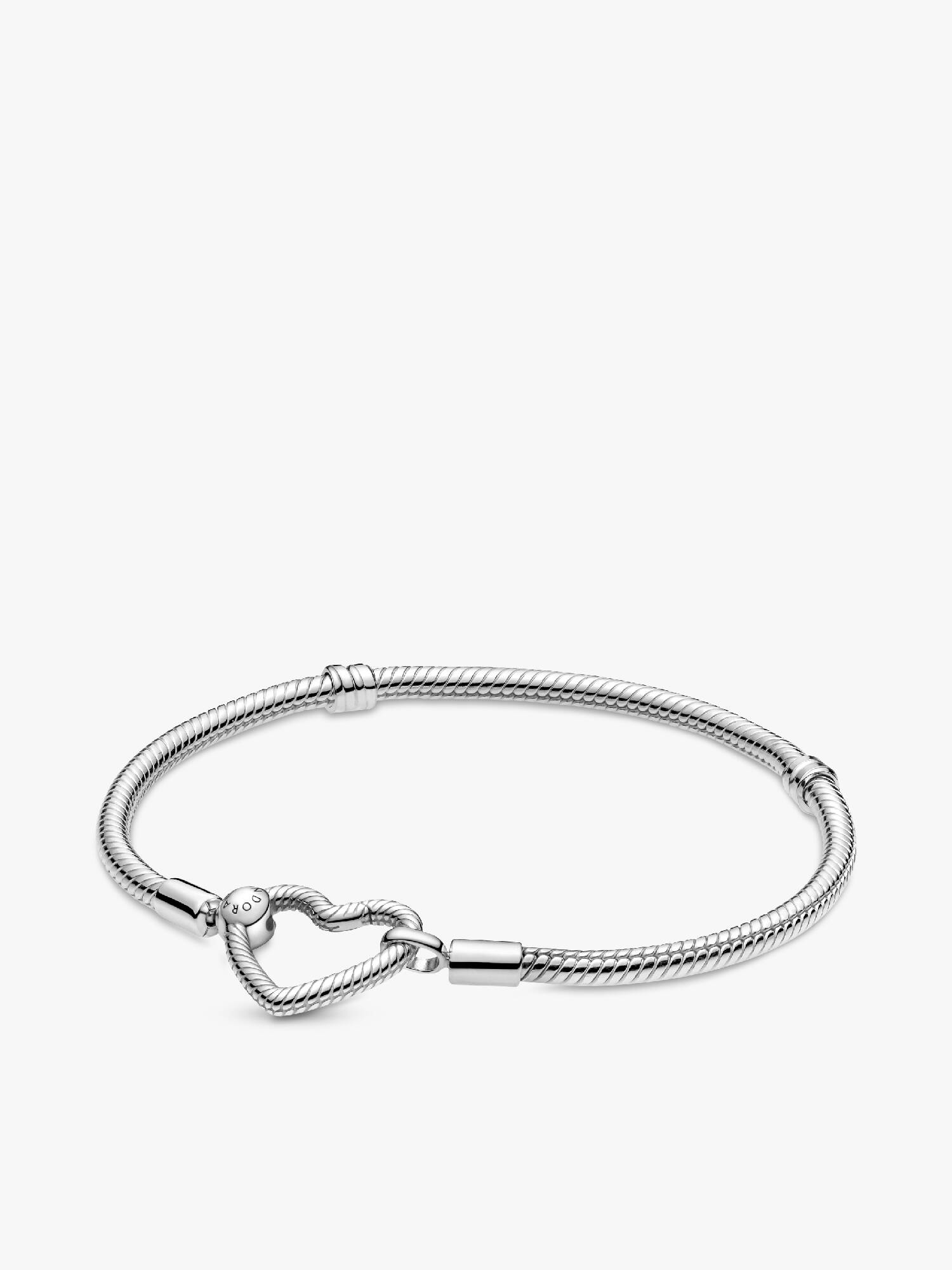 Snake Chain-armband met hartsluiting