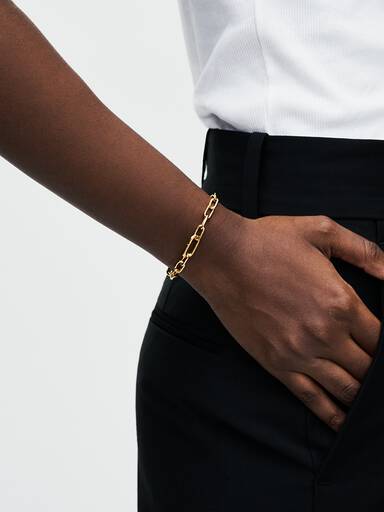 Schakelarmband met kleine schakels